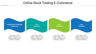 Online stock trading e commerce ppt powerpoint presentation ideas styles cpb