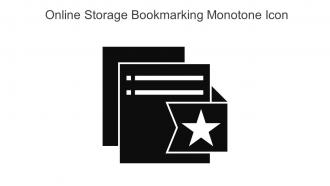 Online Storage Bookmarking Monotone Icon In Powerpoint Pptx Png And Editable Eps Format