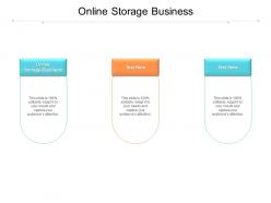 Online storage business ppt powerpoint presentation inspiration example cpb