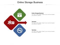 Online storage business ppt powerpoint presentation outline rules cpb