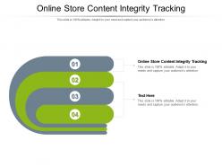 Online store content integrity tracking ppt powerpoint presentation icon infographics cpb