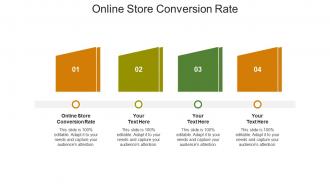 Online store conversion rate ppt powerpoint presentation styles slide download cpb