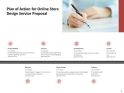 Online store design service proposal powerpoint presentation slides