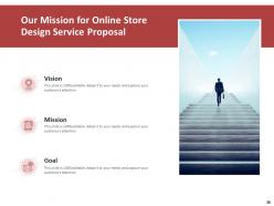 Online store design service proposal powerpoint presentation slides