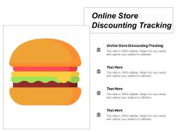 Online store discounting tracking ppt powerpoint presentation infographic template slideshow cpb
