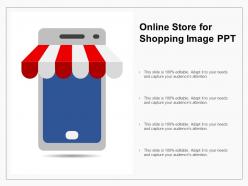Online Store For Shopping Image Ppt