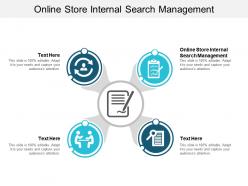 Online store internal search management ppt powerpoint presentation ideas background cpb
