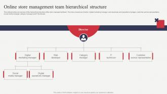 Online Store Management Team Hierarchical Structure Analyzing Financial Position Of Ecommerce