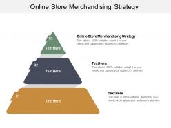 Online store merchandising strategy ppt powerpoint presentation infographic template mockup cpb