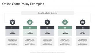Online Store Policy Examples In Powerpoint And Google Slides Cpb