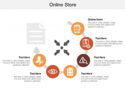 Online store ppt powerpoint presentation infographics infographics cpb