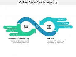 Online store sale monitoring ppt powerpoint presentation ideas background images cpb