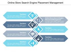 Online store search engine placement management ppt powerpoint presentation styles guidelines cpb
