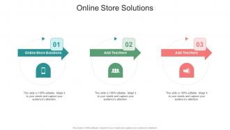 Online Store Solutions In Powerpoint And Google Slides Cpb