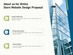 Online Store Website Design Proposal Powerpoint Presentation Slides