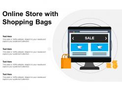 Online Store With Shopping Bags