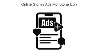 Online Stories Ads Monotone Icon In Powerpoint Pptx Png And Editable Eps Format