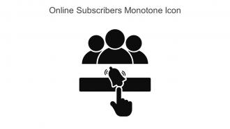 Online Subscribers Monotone Icon In Powerpoint Pptx Png And Editable Eps Format
