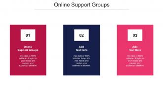 Online Support Groups Ppt PowerPoint Presentation Pictures Backgrounds Cpb