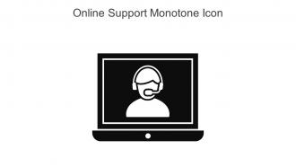 Online Support Monotone Icon In Powerpoint Pptx Png And Editable Eps Format