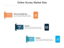 Online survey market size ppt powerpoint presentation file shapes cpb