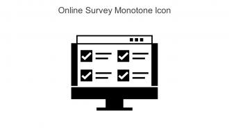 Online Survey Monotone Icon In Powerpoint Pptx Png And Editable Eps Format