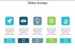 Online surveys ppt powerpoint presentation infographic template ideas cpb