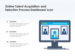 Online talent acquisition and selection process dashboard icon