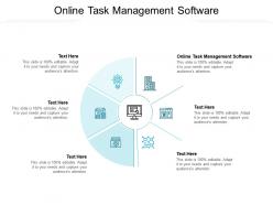 Online task management software ppt powerpoint presentation model backgrounds cpb