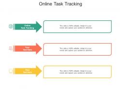 Online task tracking ppt powerpoint presentation gallery ideas cpb