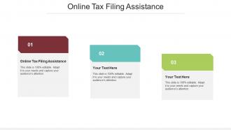 Online Tax Filing Assistance Ppt Powerpoint Presentation Ideas Influencers Cpb