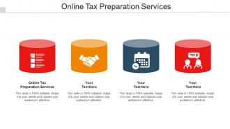 Online Tax Preparation Services Ppt Powerpoint Presentation Model Format Ideas Cpb