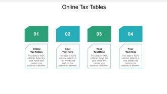 Online tax tables ppt powerpoint presentation ideas visual aids cpb