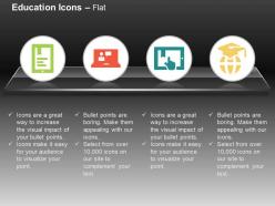 Online teacher report global degree education ppt icons graphics