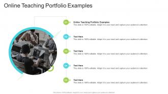 Online Teaching Portfolio Examples In Powerpoint And Google Slides Cpb