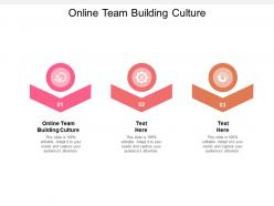 Online team building culture ppt powerpoint presentation model show cpb