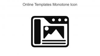Online Templates Monotone Icon In Powerpoint Pptx Png And Editable Eps Format