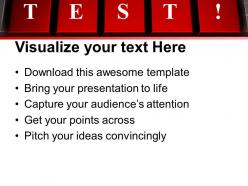 Online test education powerpoint templates ppt themes and graphics 0313