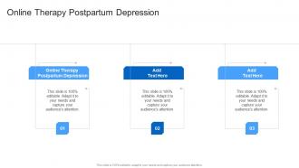 Online Therapy Postpartum Depression In Powerpoint And Google Slides Cpb