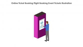 Online Ticket Booking Flight Booking Event Tickets Illustration