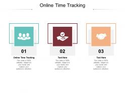 Online time tracking ppt powerpoint presentation inspiration design templates cpb