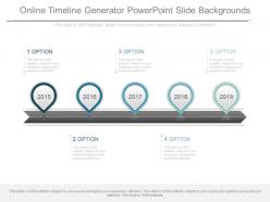 Online timeline generator powerpoint slide backgrounds