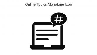 Online Topics Monotone Icon In Powerpoint Pptx Png And Editable Eps Format