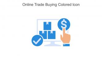 Online Trade Buying Colored Icon In Powerpoint Pptx Png And Editable Eps Format