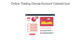 Online Trading Demat Account Colored Icon In Powerpoint Pptx Png And Editable Eps Format