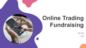 Online Trading Fundraising PPT Slides ST AI