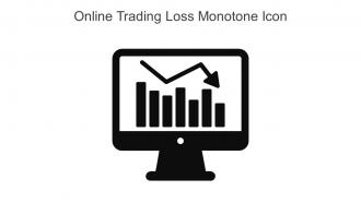 Online Trading Loss Monotone Icon In Powerpoint Pptx Png And Editable Eps Format
