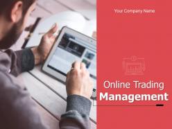 Online Trading Management Powerpoint Presentation Slides