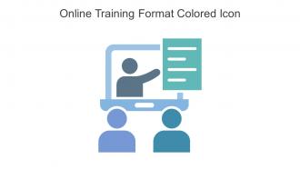 Online Training Format Colored Icon In Powerpoint Pptx Png And Editable Eps Format
