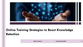 Online Training Strategies To Boost Knowledge Retention PPT Structure AT